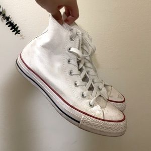 White high top converse